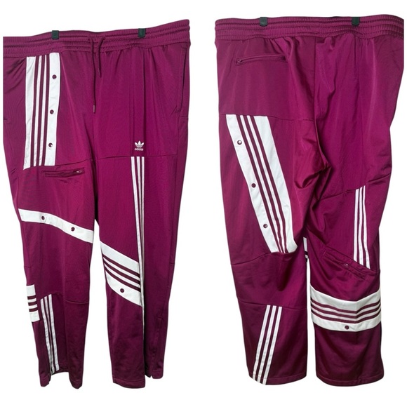 Adidas X Danielle Cathari Track Pants Size 3X Pink Magenta Tricot - Picture 2 of 10